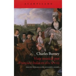VIAJE MUSICAL POR FRANCIA E ITALIA EN EL S. XVIII