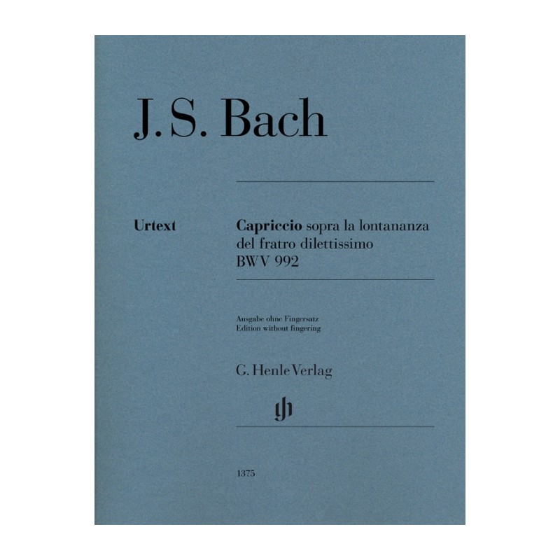 CAPRICCIO SOPRA LONTANANZA FRATRO DILET BWV.992