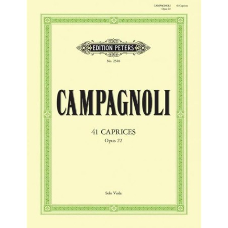 41 CAPRICES OP 22