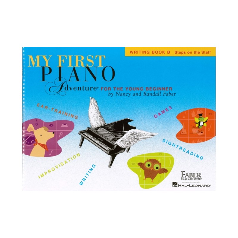 MY FIRST PIANO ADVENTURE WRITING BOOK B STEPS STAF