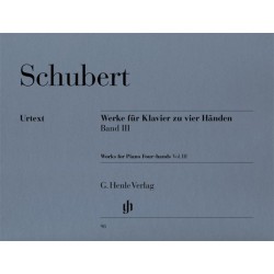 WERKE FÜR KLAVIER ZU VIER HANDEN HEFT 3