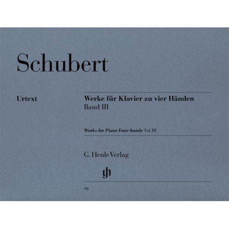 WERKE FÜR KLAVIER ZU VIER HANDEN HEFT 3