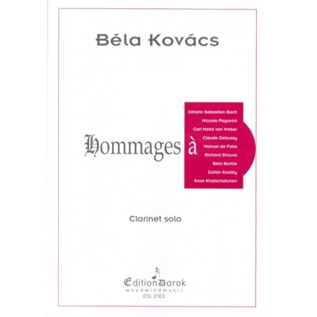 HOMMAGES A BACH, PAGANINI, WEBER, DEBUSSY, ...