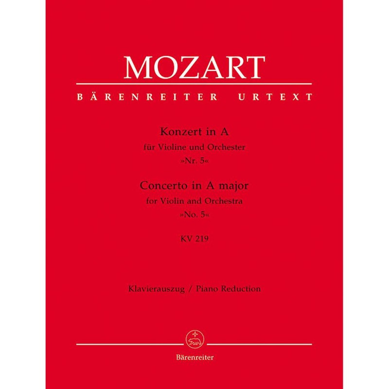 VIOLINKONZERT 5 A-DUR KV.219
