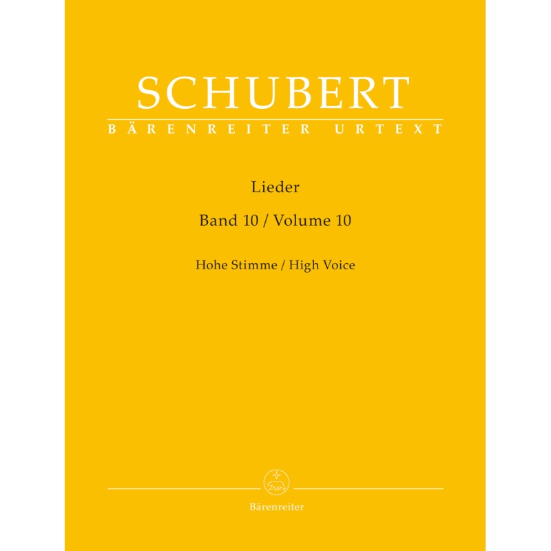 Lieder vol.10 - High voice
