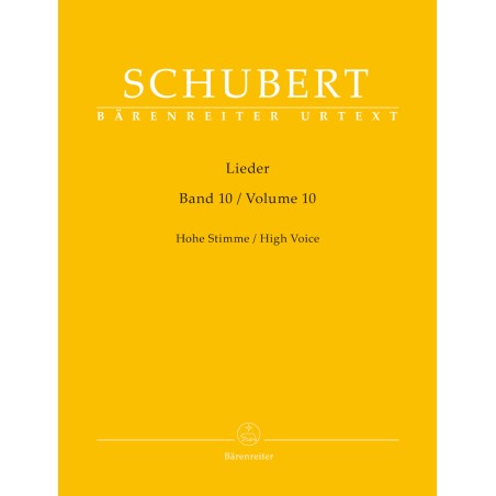 Lieder vol.10 - High voice