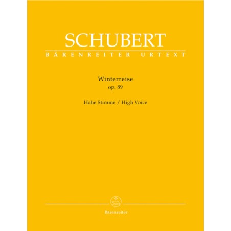 WINTERREISE OP.89 (HIGH VOICE)