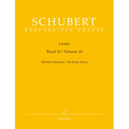 Lieder vol.10 - Medium Voice