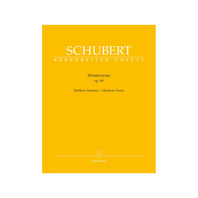 WINTERREISE OP.89 (MEDIUM VOICE)