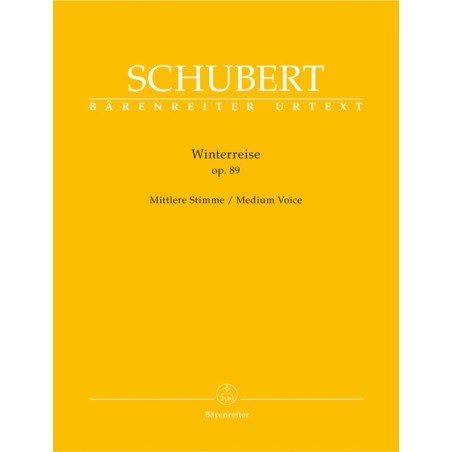 WINTERREISE OP.89 (MEDIUM VOICE)