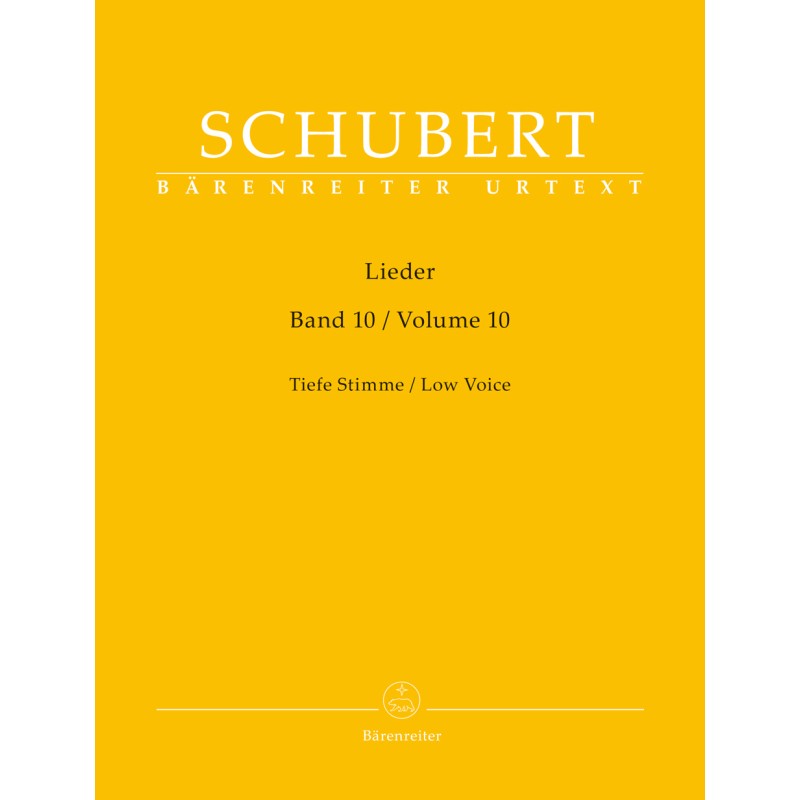 Lieder vol.10 - Low Voice