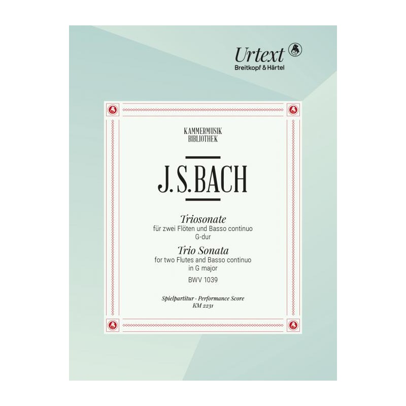 TRIOSONATE G-DUR BWV.1039