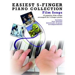 EASIEST 5-FINGER PIANO COLLECTION. FILM SONGS
