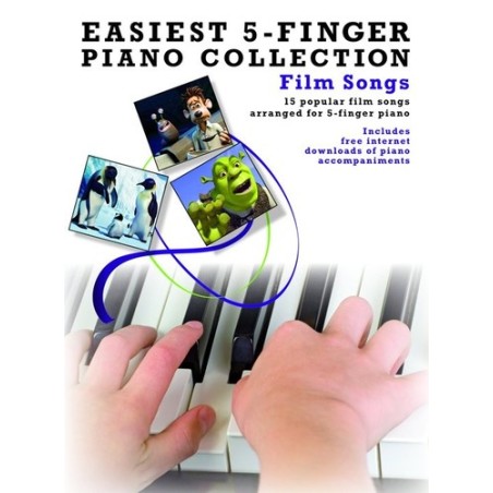 EASIEST 5-FINGER PIANO COLLECTION. FILM SONGS