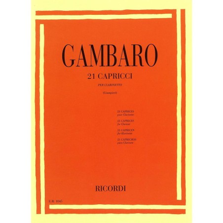 21 CAPRICCI