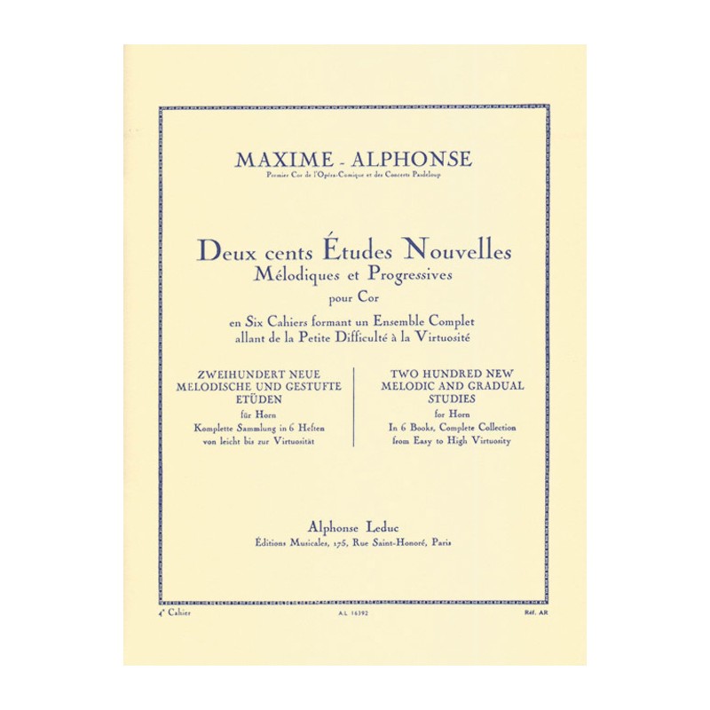 200 ETUDES NOUVELLES 4