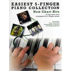 EASIEST 5-FINGER PIANO COLLECTION NEW CHART HITS