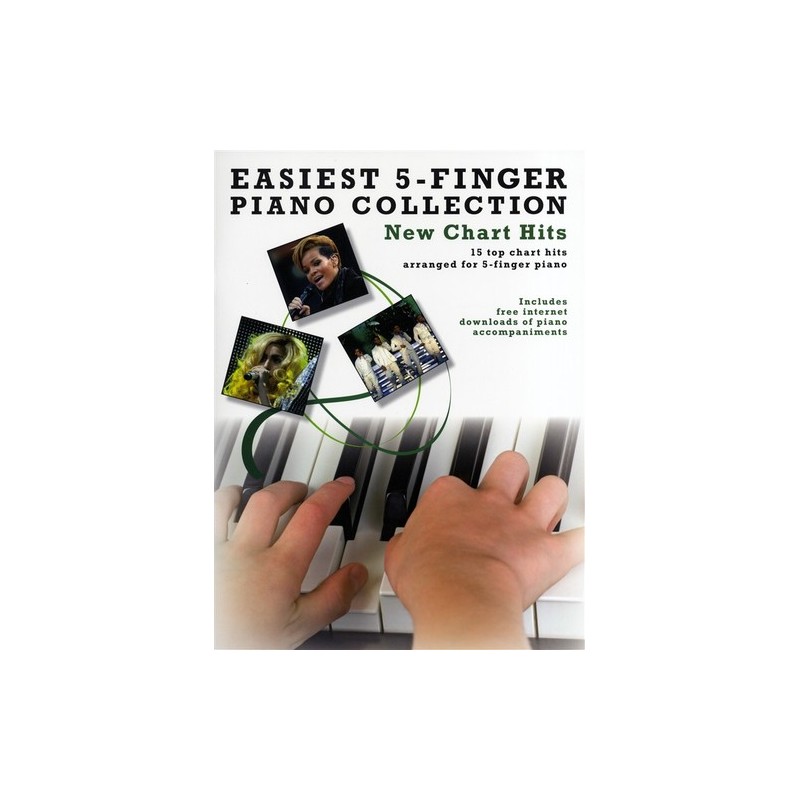 EASIEST 5-FINGER PIANO COLLECTION NEW CHART HITS
