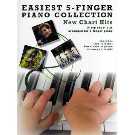 EASIEST 5-FINGER PIANO COLLECTION NEW CHART HITS