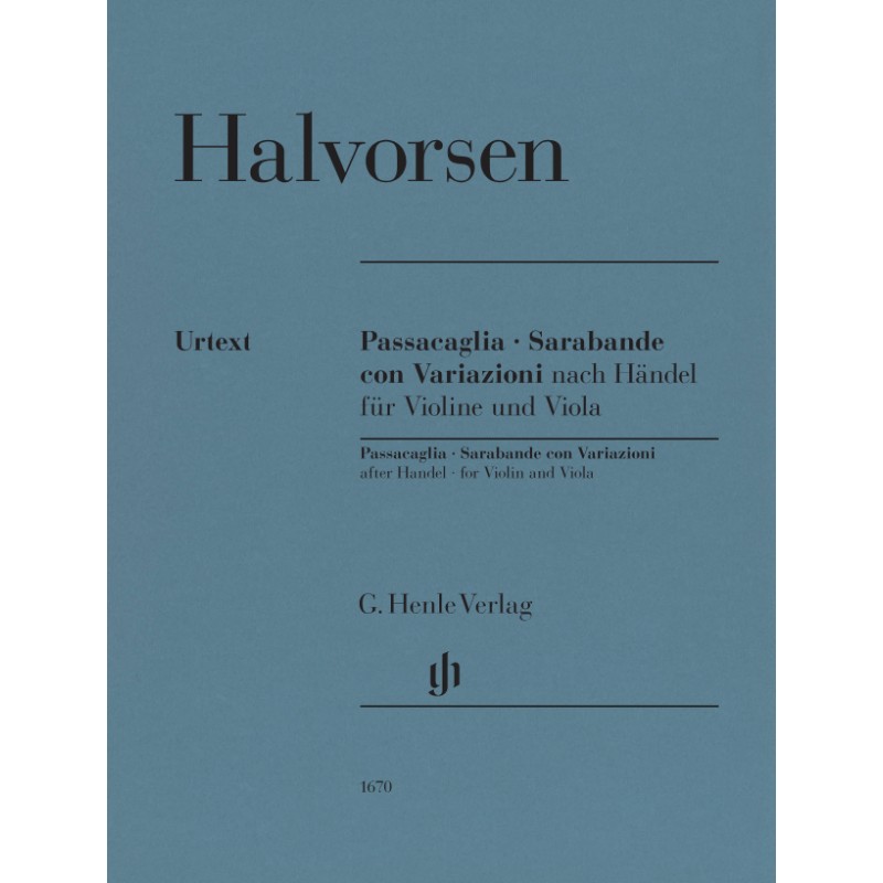 Passacaglia · Sarabande con Variazioni