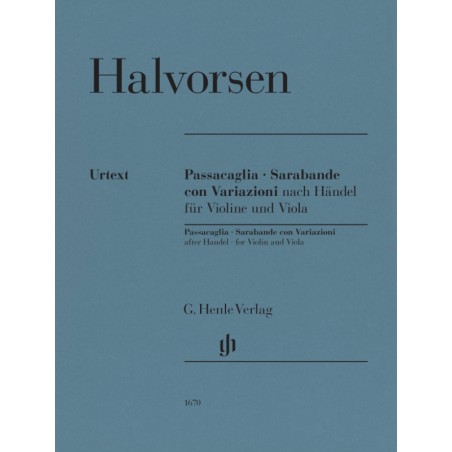 Passacaglia · Sarabande con Variazioni