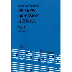 DICTADOS ARMONICOS A 2 VOCES VOL.1 (PROFESOR)