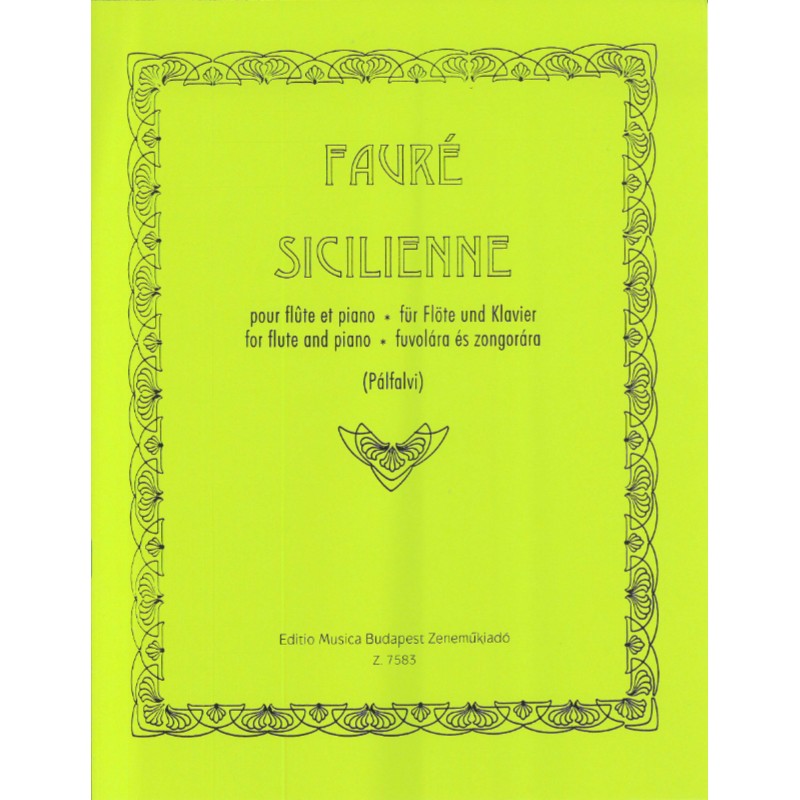 SICILIENNE OP 78