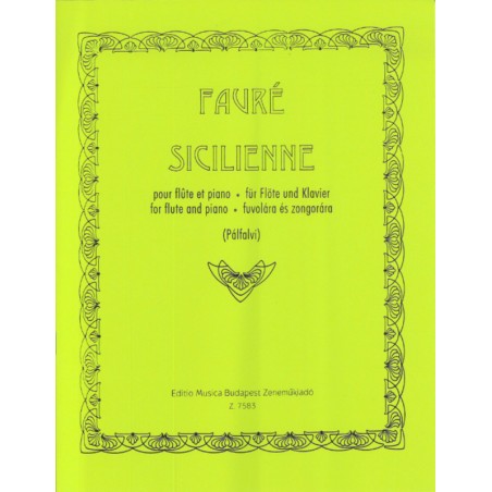 SICILIENNE OP 78