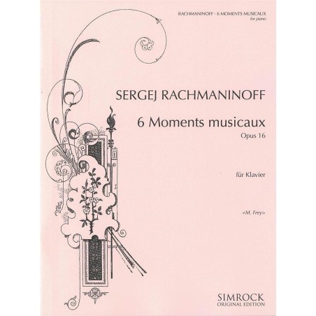 6 MOMENTS MUSICAUX OP.16