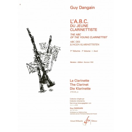 L'ABC DU JEUNE CLARINETTISTE 1