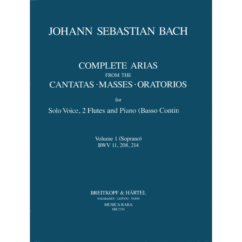 COMPLETE ARIAS CANTATAS-MASSES-ORATORIOS VOL.1