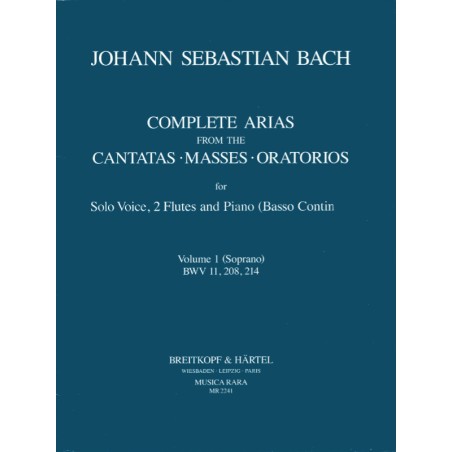 COMPLETE ARIAS CANTATAS-MASSES-ORATORIOS VOL.1