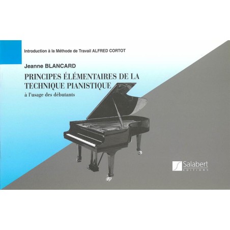 PRINCIPES ELEMENTAIRES TECHNIQUE PIANIST