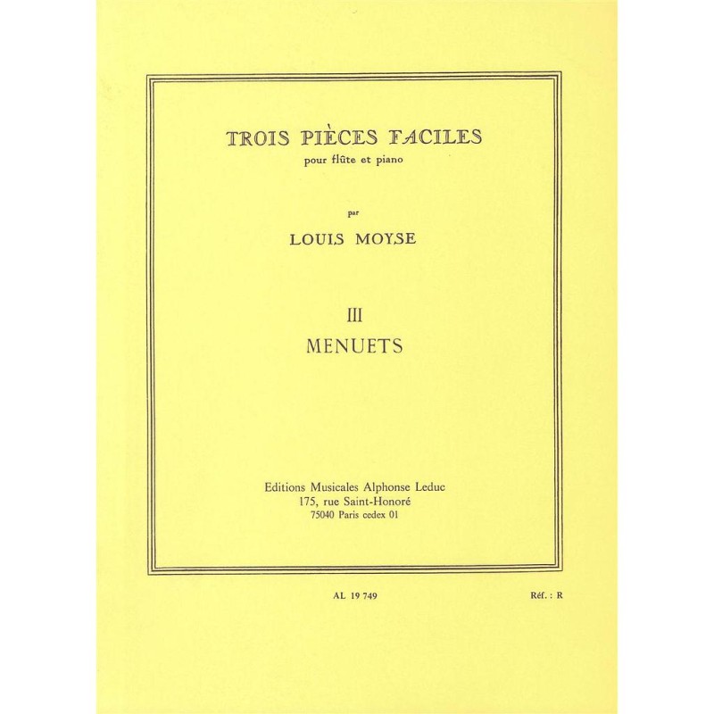 3 PIECES FACILES-MINUETO