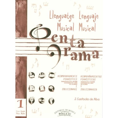 PENTAGRAMA - LLENG.MUSICAL GRAU MITJA 1 ACOMP.