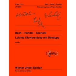 BACH-HANDEL-SCARLATTI. LEICHTE KLAVIERSTUCKE