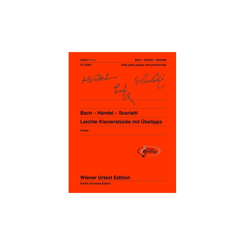 BACH-HANDEL-SCARLATTI. LEICHTE KLAVIERSTUCKE