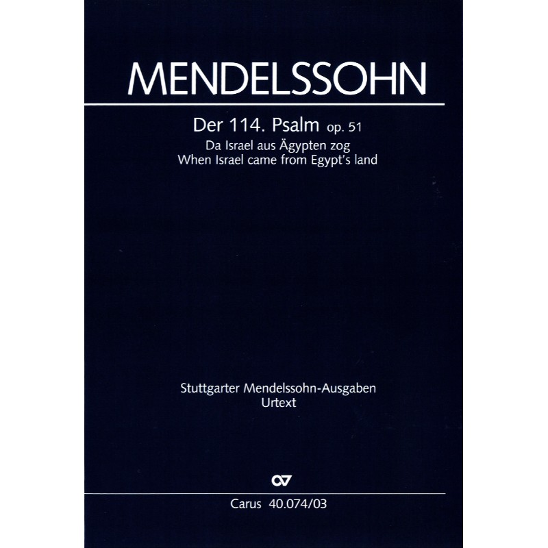 Der 114. Psalm op.51