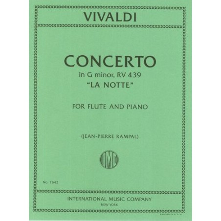 CONCERTO 13 G MINOR "LA NOTTE"