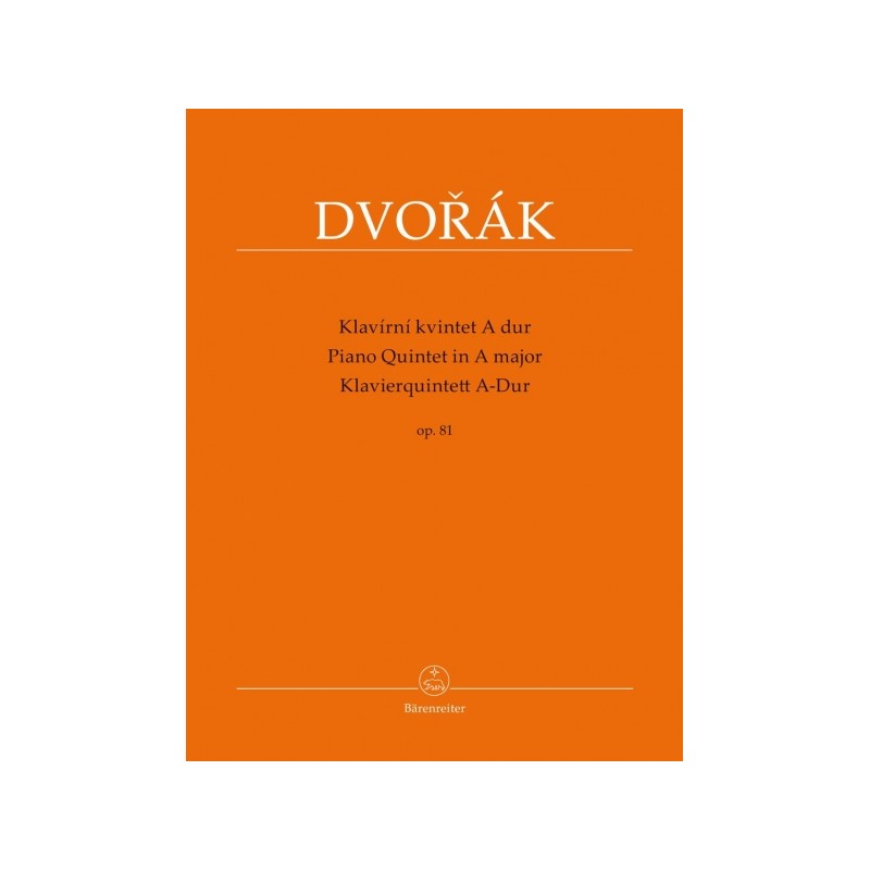 KLAVIERQUINTETT A-DUR OP.81