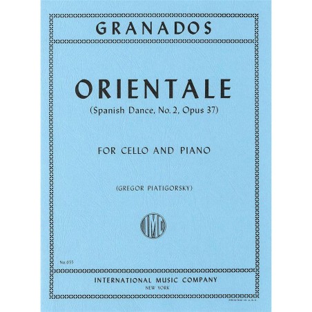 ORIENTAL OP.37 (SPANISH DANCE Nº2)