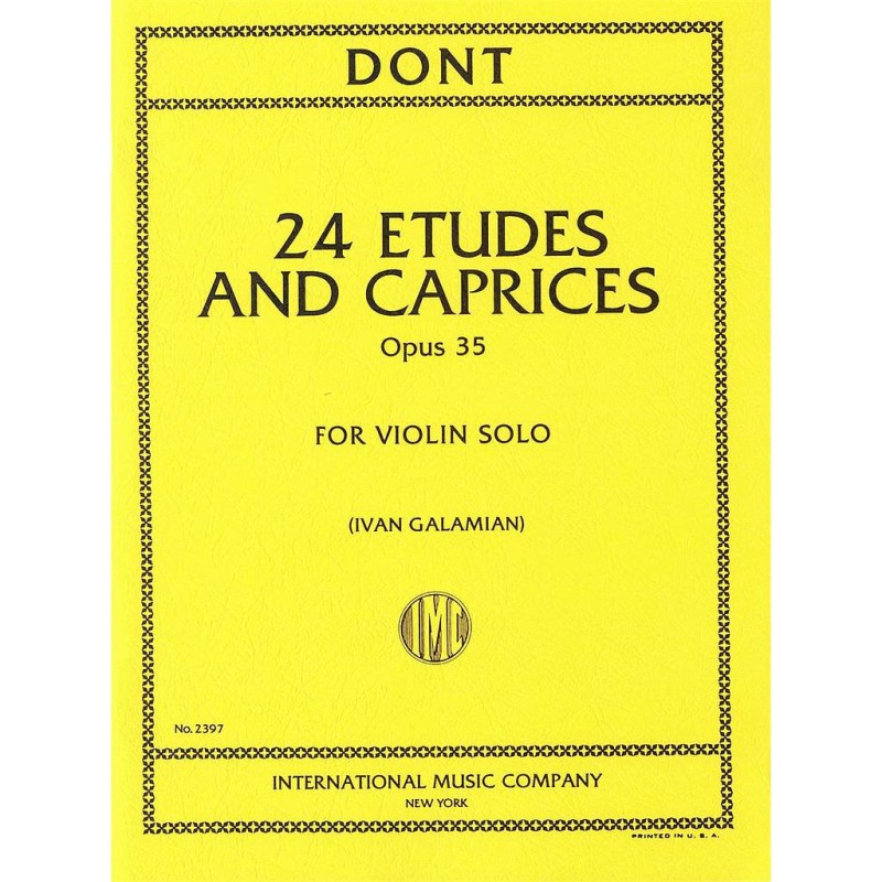 ETUDES AND CAPRICES OP.35