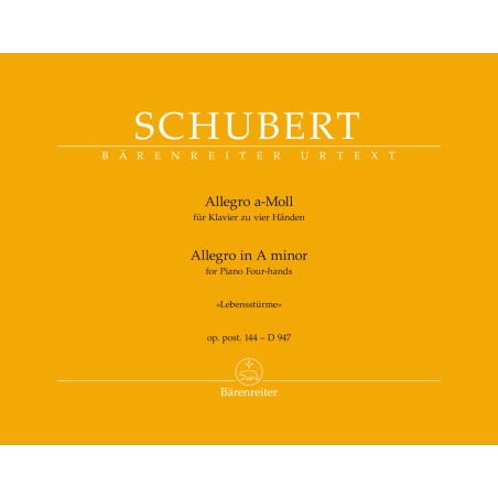 Allegro a-moll «Lebenssturme» Op.post.144-D.947