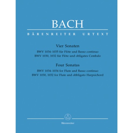 4 SONATEN BWV 1034-1035-1030-1032