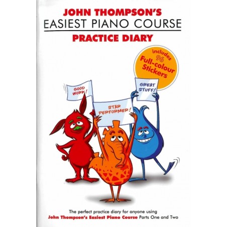PRACTICE DIARY - EASIEST PIANO COURSE + STICKERS