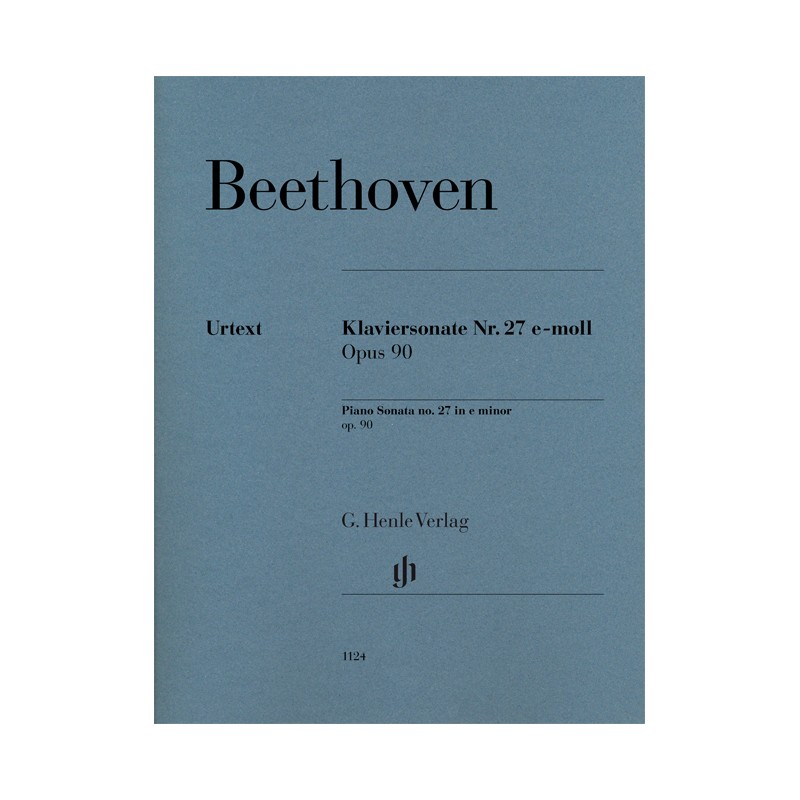 KLAVIERSONATE 27 E-MOLL OP.90
