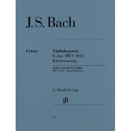 VIOLINKONZERT E DUR BWV 1042