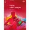 VIOLIN SCALES & ARPEGGIOS (FROM 2012) GRADE 5