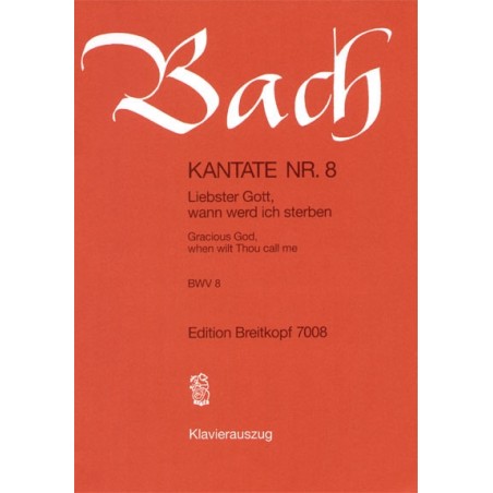 KANTATE 8 LIEBSTER GOTT