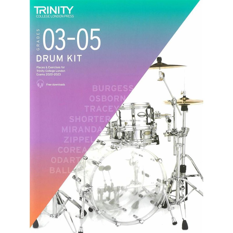 Drum Kit Exam Pieces 2020-2023 Grades 3-5
